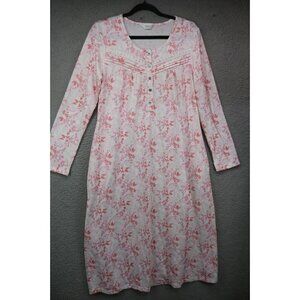 Yozly Long Sleeve Long Nightgown-Size Small-Pockets